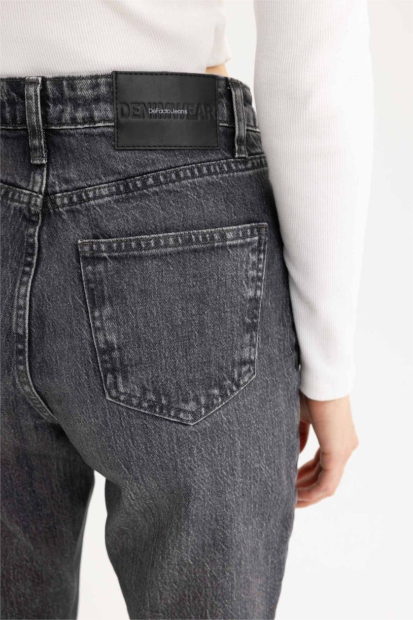 WOMAN Anthracite Ankle Length Jean Pant