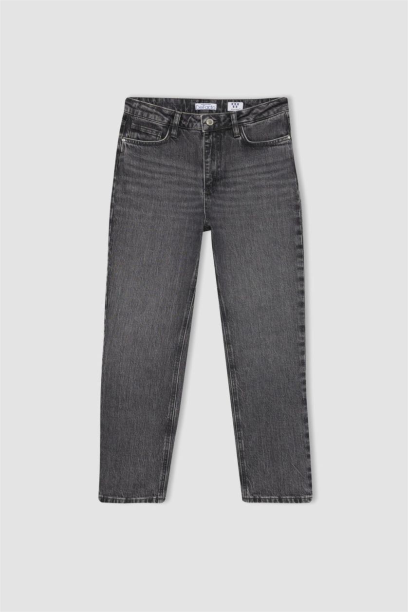 WOMAN Anthracite Ankle Length Jean Pant