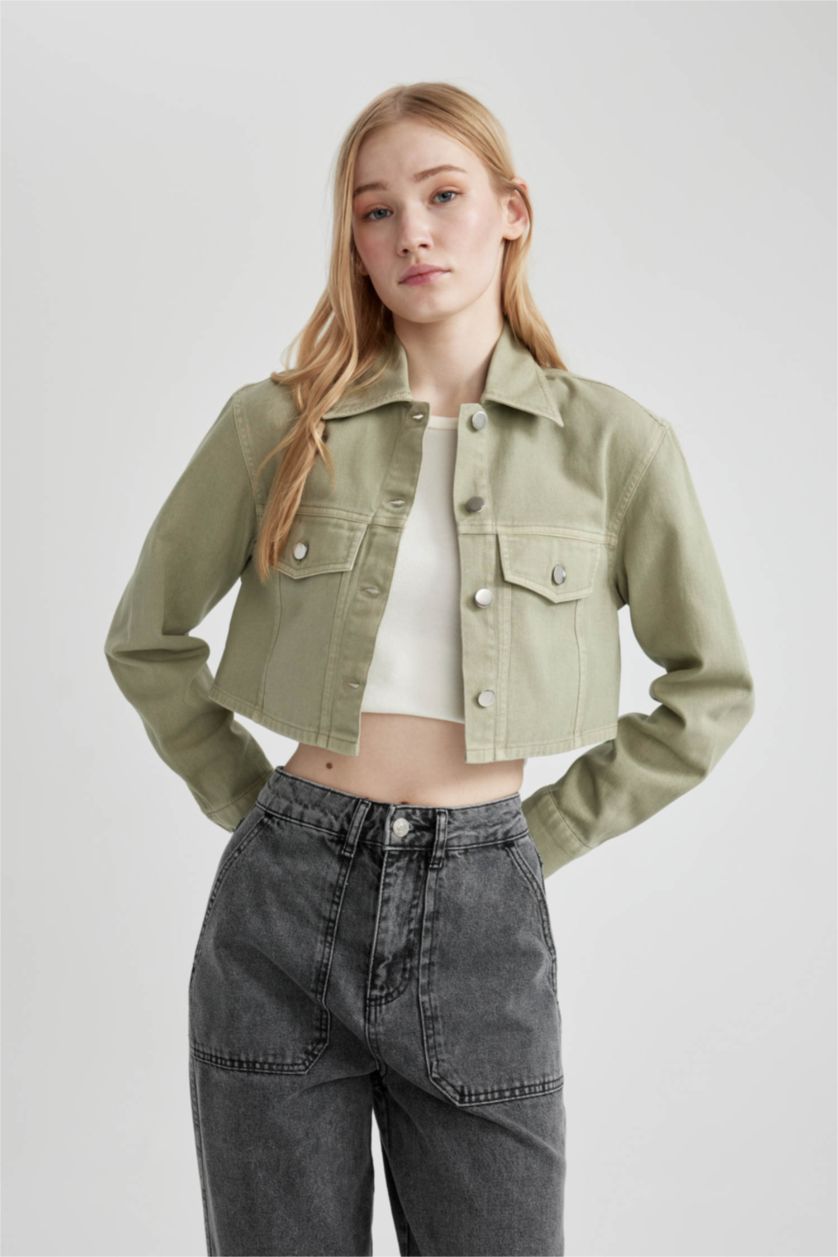 Әйелдерге Жеңіл хаки Coool үлкен пішім Ұзын жеңді көйлек