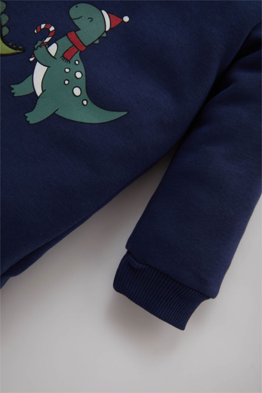 Малыши мальчики Синий Комбинезон новогодний из плотной ткани для малышей мальчиков