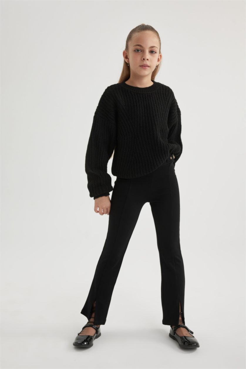 Girls & Teens Black Girl Flare Sweatpants