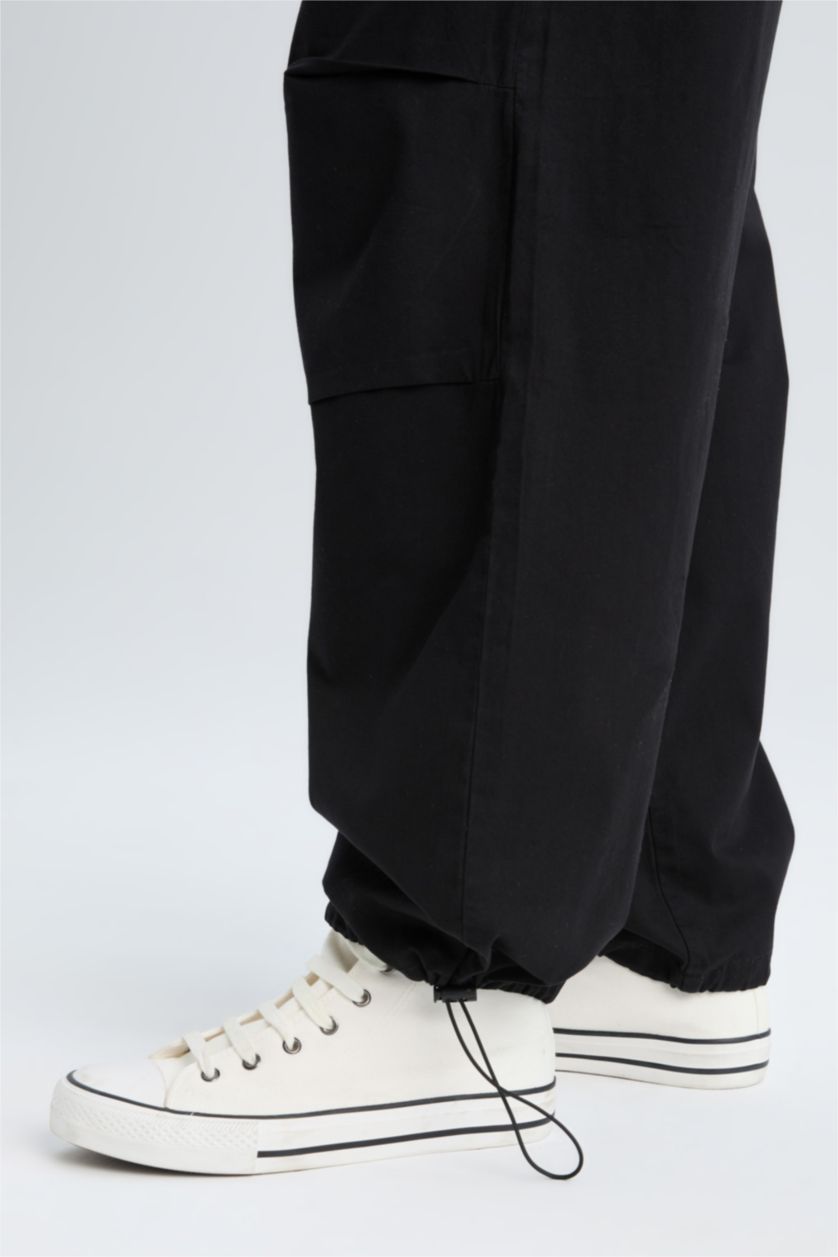 نساء أسود سروال باراشوت جبردين