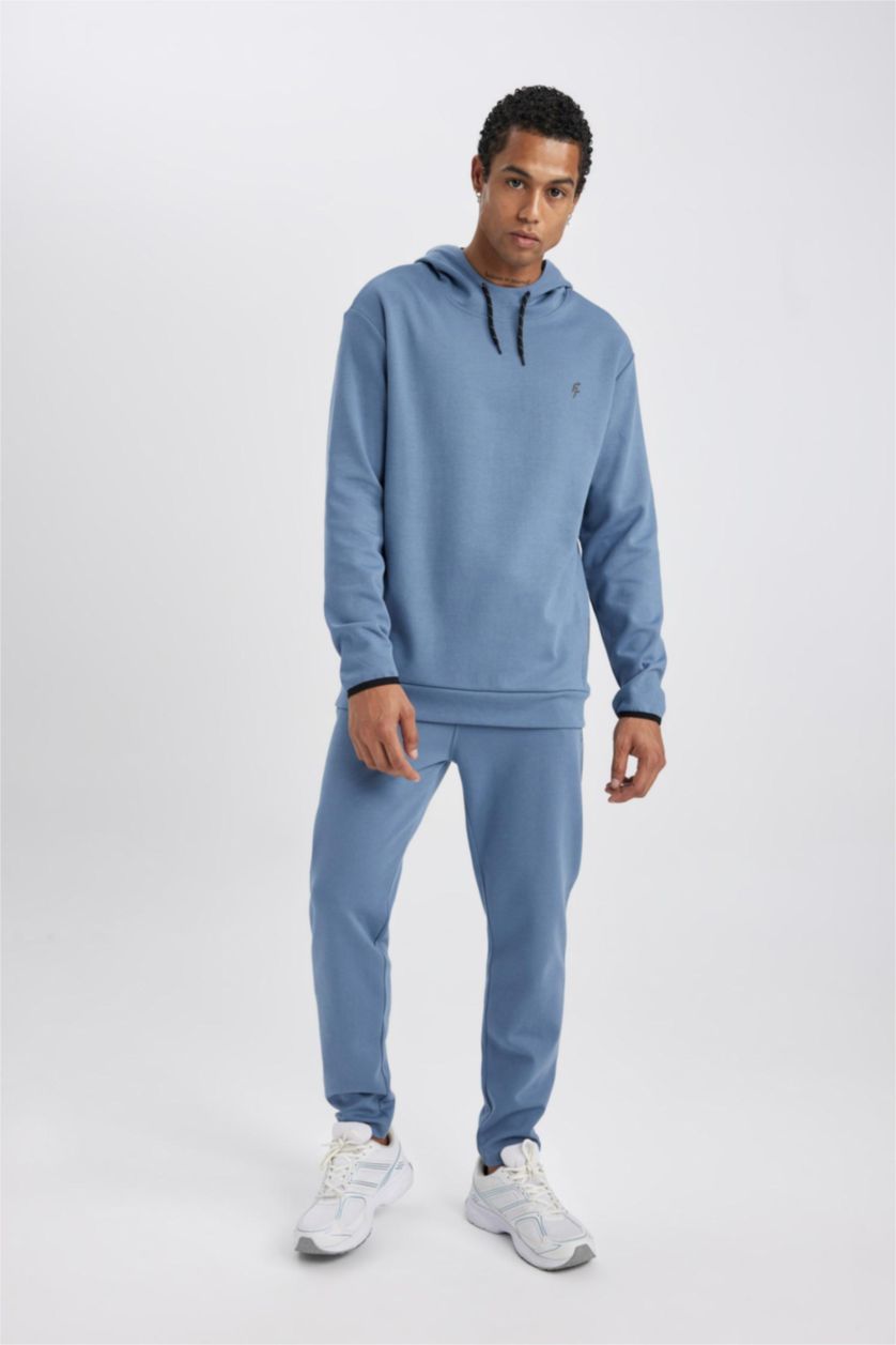 MAN Blue Standard Fit Sweatshirt