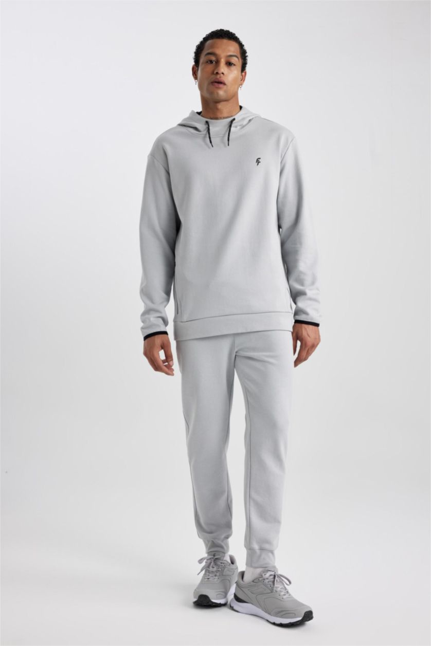 رجال رمادي فاتح Standard Fit Sweatshirt