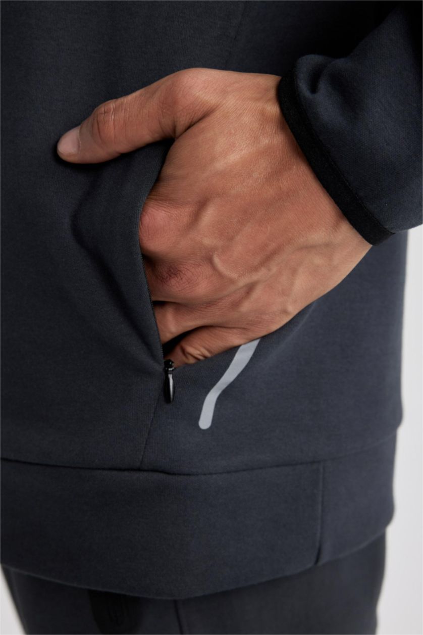 رجالي أنثرا بنطلون جوجر سويت بانتس قصة عادية بأستك من تحت من DeFactoFit