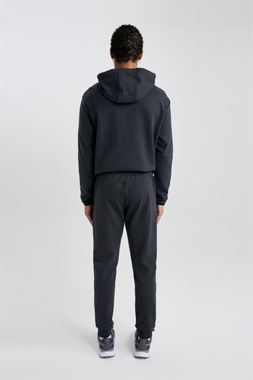 رجالي أنثرا بنطلون جوجر سويت بانتس قصة عادية بأستك من تحت من DeFactoFit