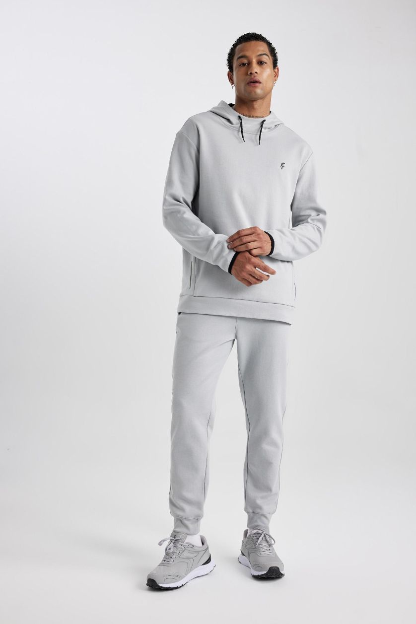 MAN Light Grey DeFactoFit Standard Fit Flexible Leg Jogger
