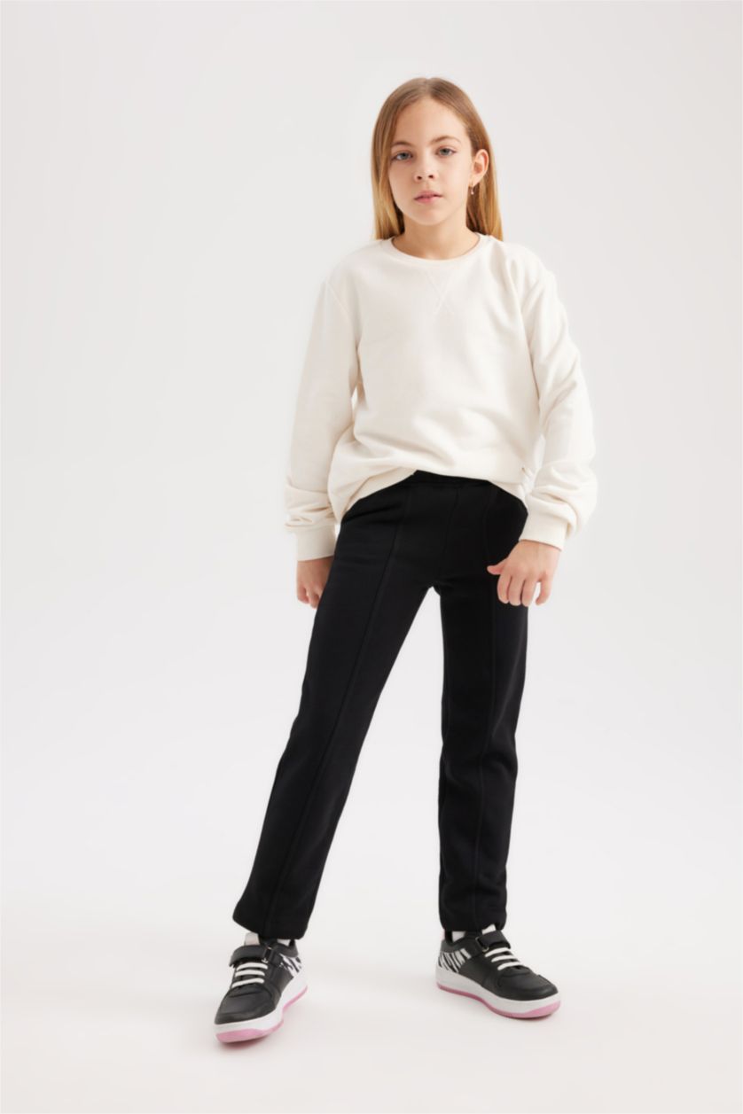 Young Girls - Teen Girls Black Girl Carrot Fit Sweatpants