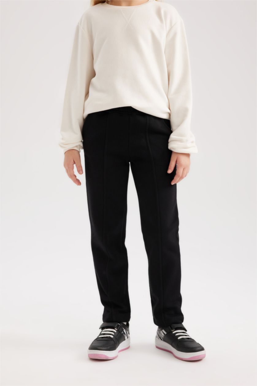 Young Girls - Teen Girls Black Girl Carrot Fit Sweatpants