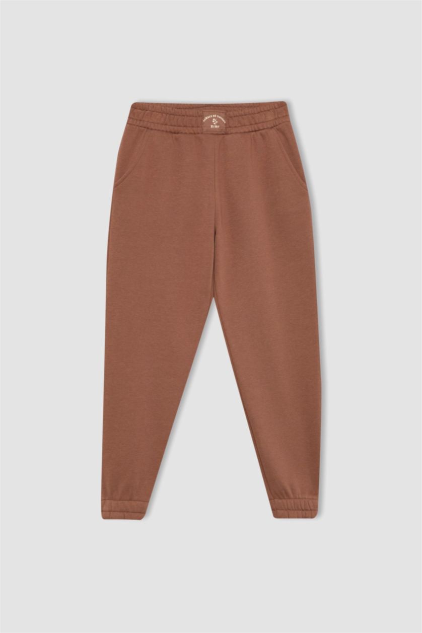 GIRLS & TEENS Light Brown Girl Jogger Thick Jogger Sweatpants