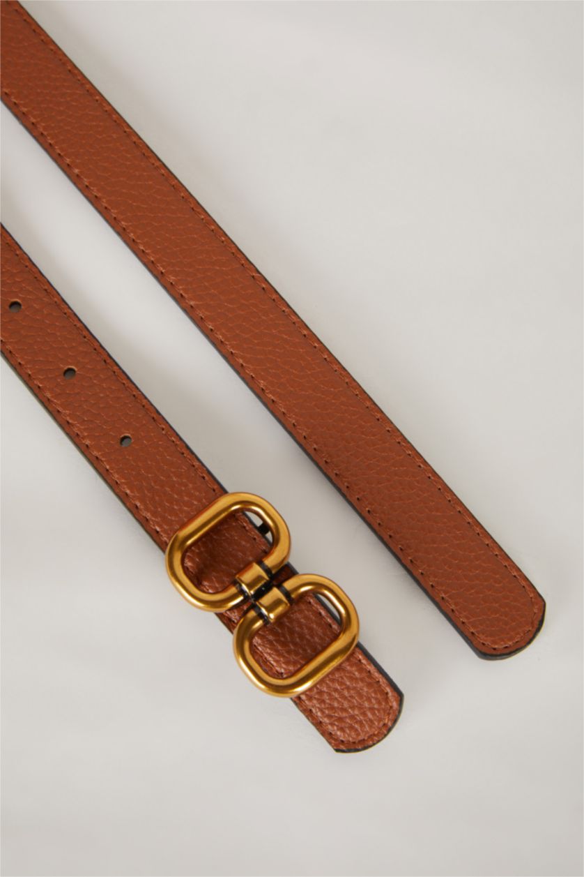 FEMME Karma Ceinture Classique en Faux Cuir pour Femme