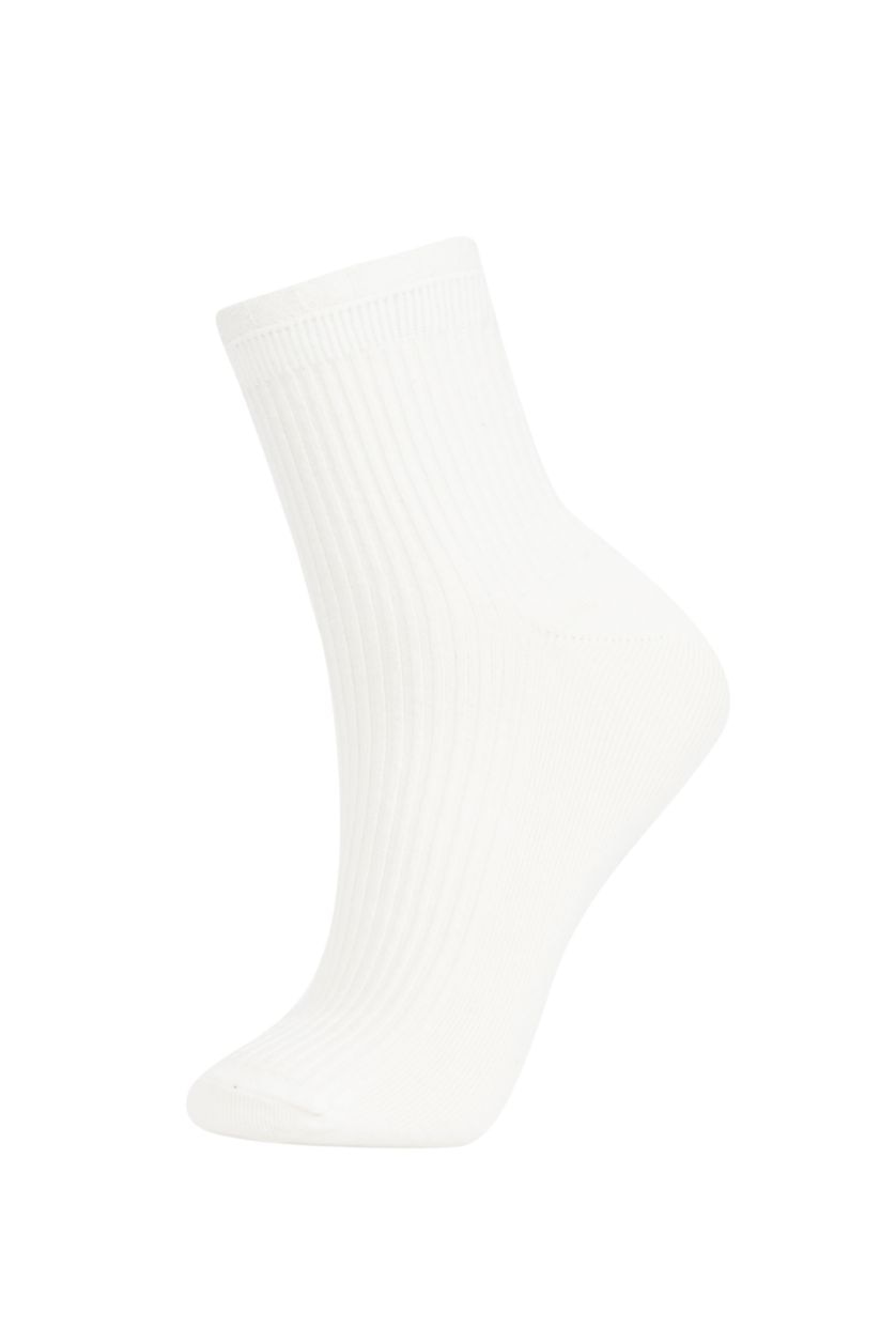 Kadın Karma Kadın 3'lü Pamuklu Soket Çorap