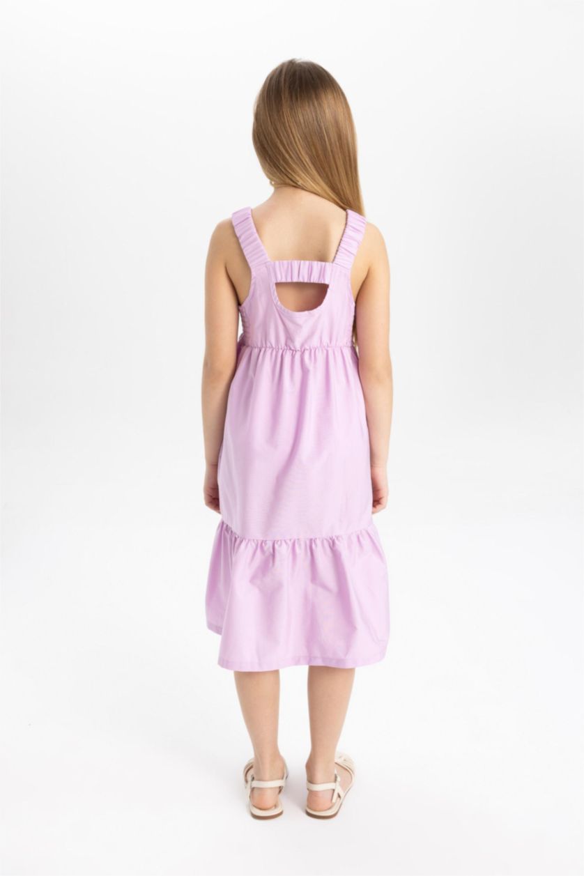GIRLS & TEENS Lilac Girl Poplin Sleeveless Dress