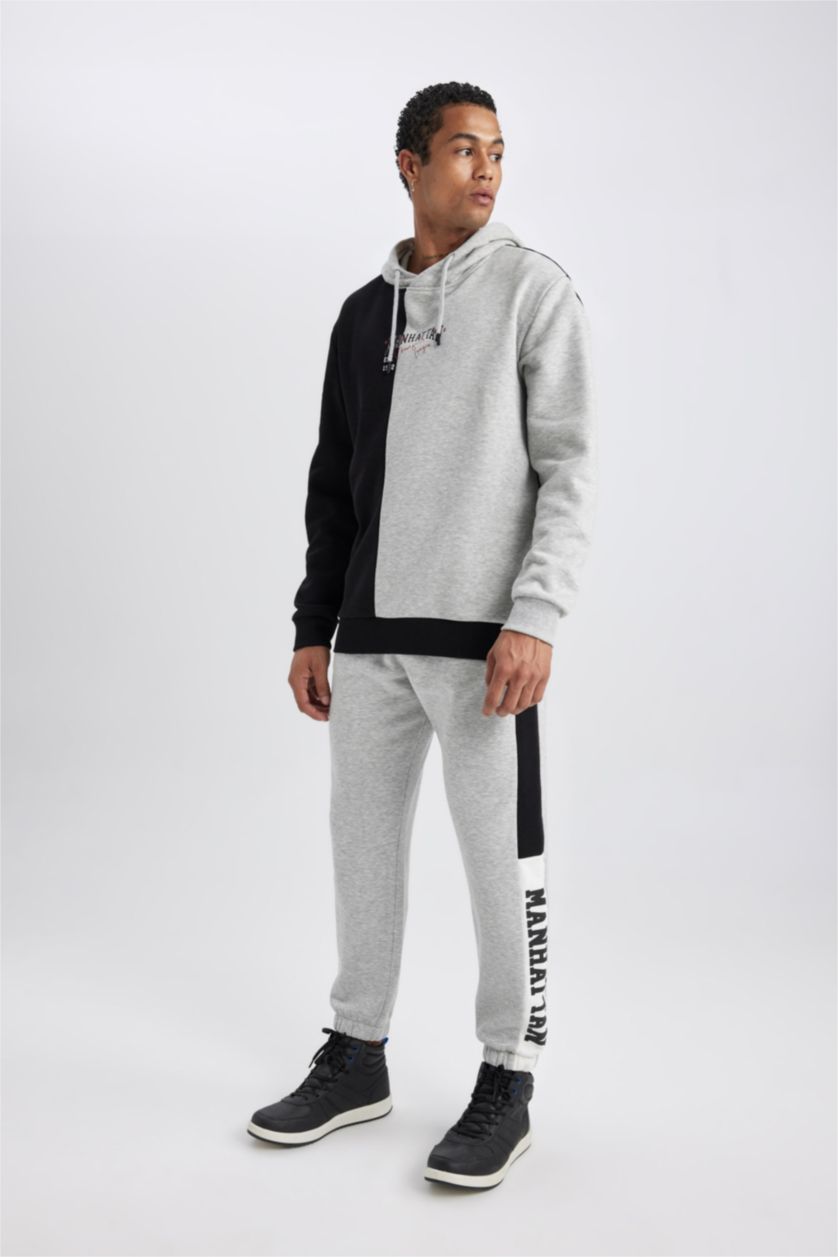 MAN Grey Melange Standard Fit Jogger