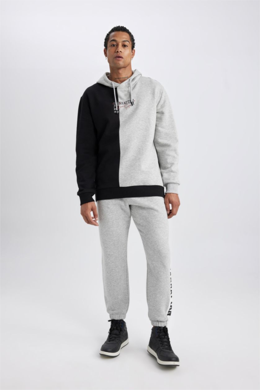 MAN Grey Melange Standard Fit Jogger