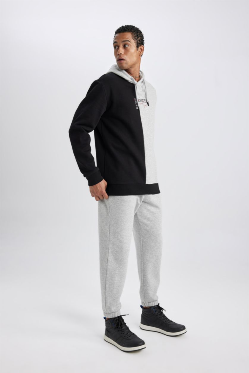 MAN Grey Melange Standard Fit Jogger