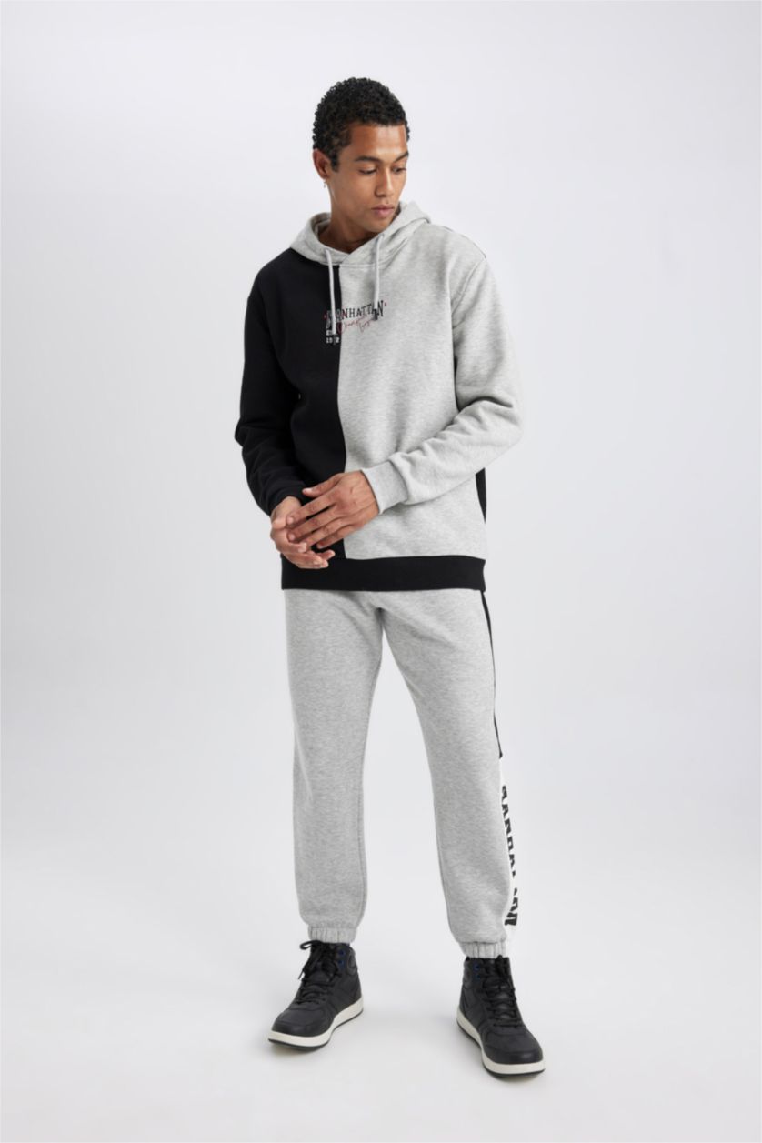 MAN Grey Melange Standard Fit Jogger