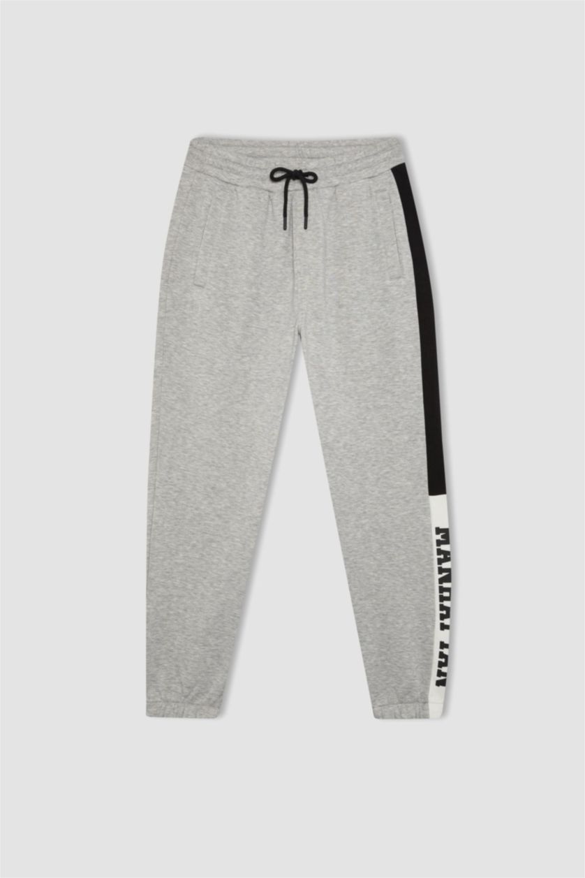 MAN Grey Melange Standard Fit Jogger