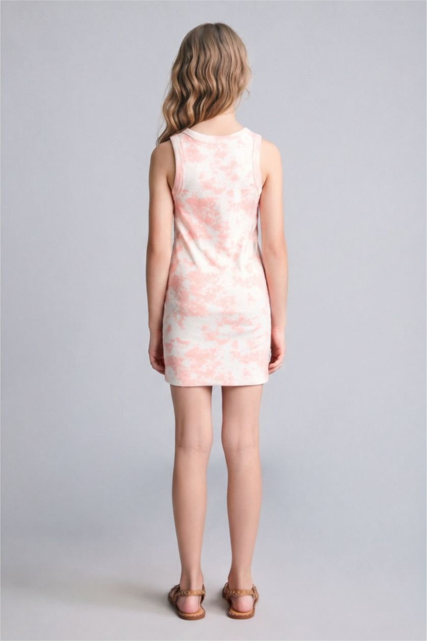 Girls & Teens Pink Girl Ribbed Camisole Dress