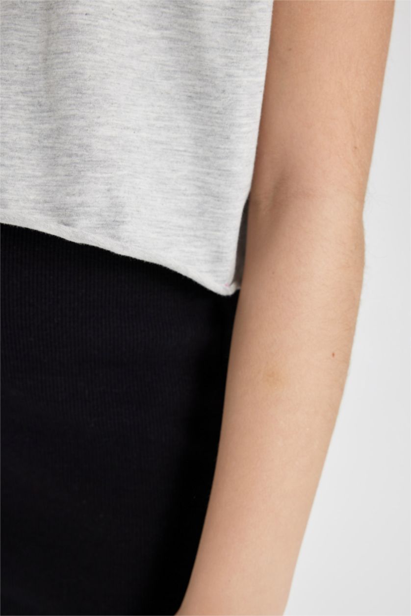 GIRLS & TEENS Black Girl Ribbed Camisole Dress