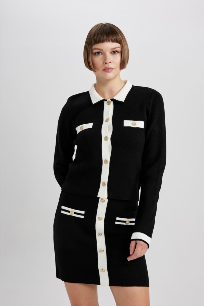 Женщины Черный Юбка А-силуэта