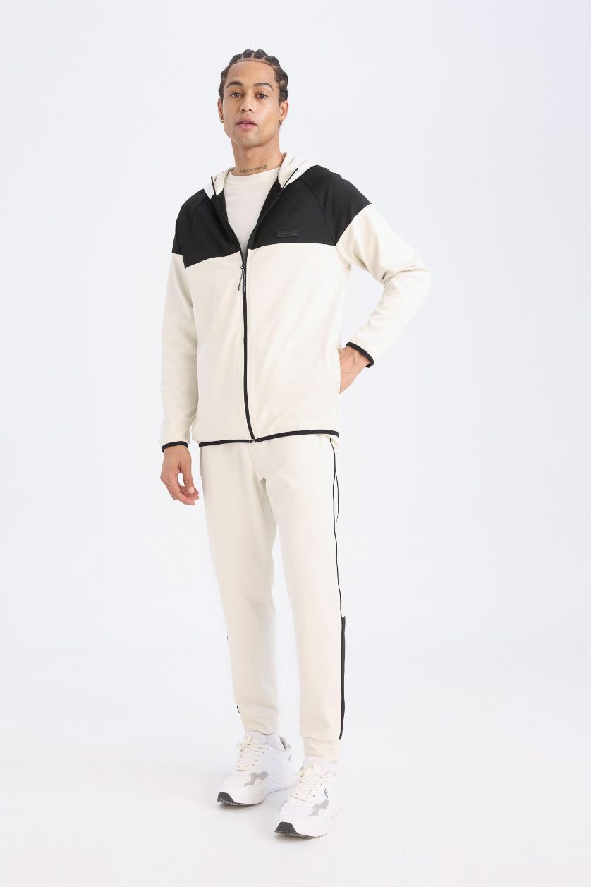 Erkek Taş Sporcu Standart Fit Jogger Eşofman Altı İçi Yumuşak Tüylü Skuba Dalgıç Kumaş