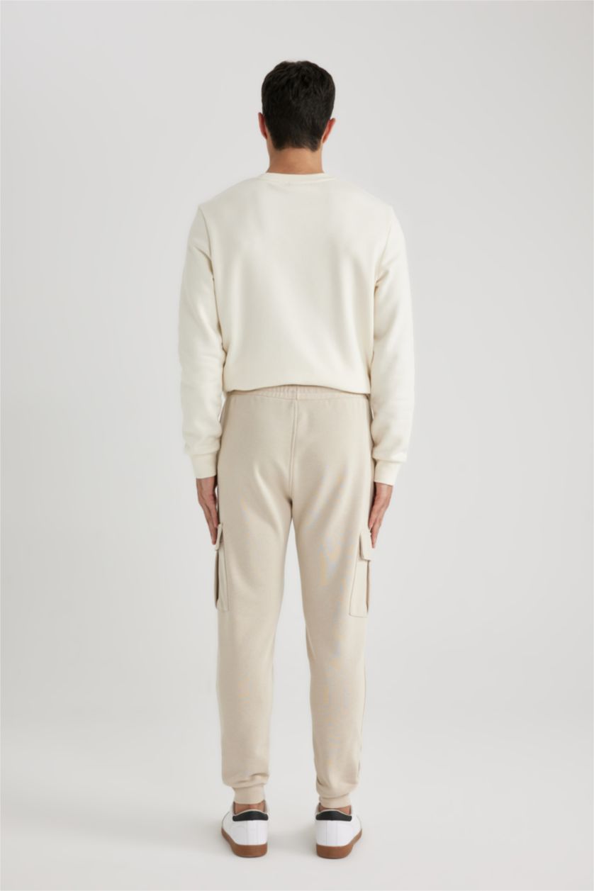 رجالي اللون الحجري بنطلون سويت بانتس سليم فيت