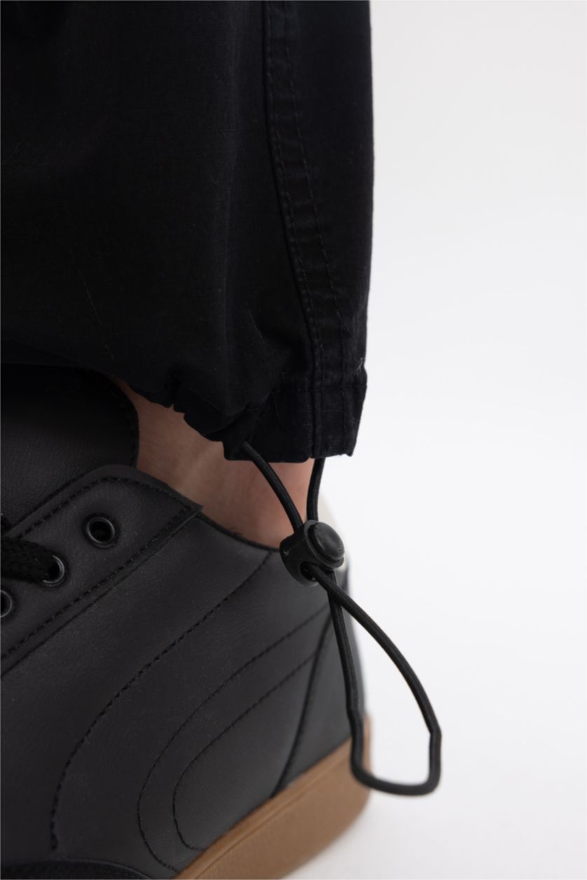 MAN Black Relax Fit Trousers