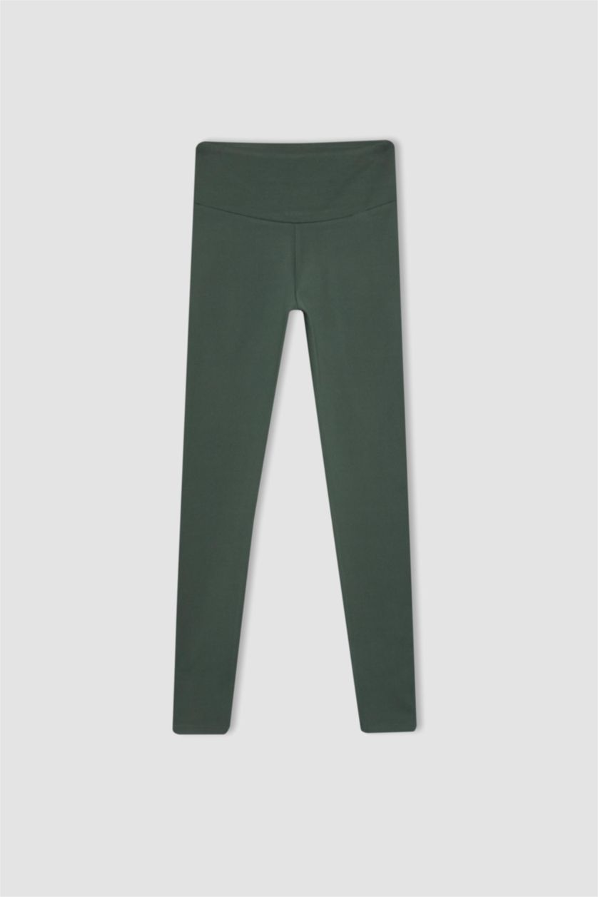 Woman Green Sport Leggings