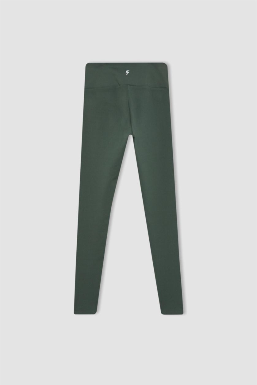 Woman Green Sport Leggings