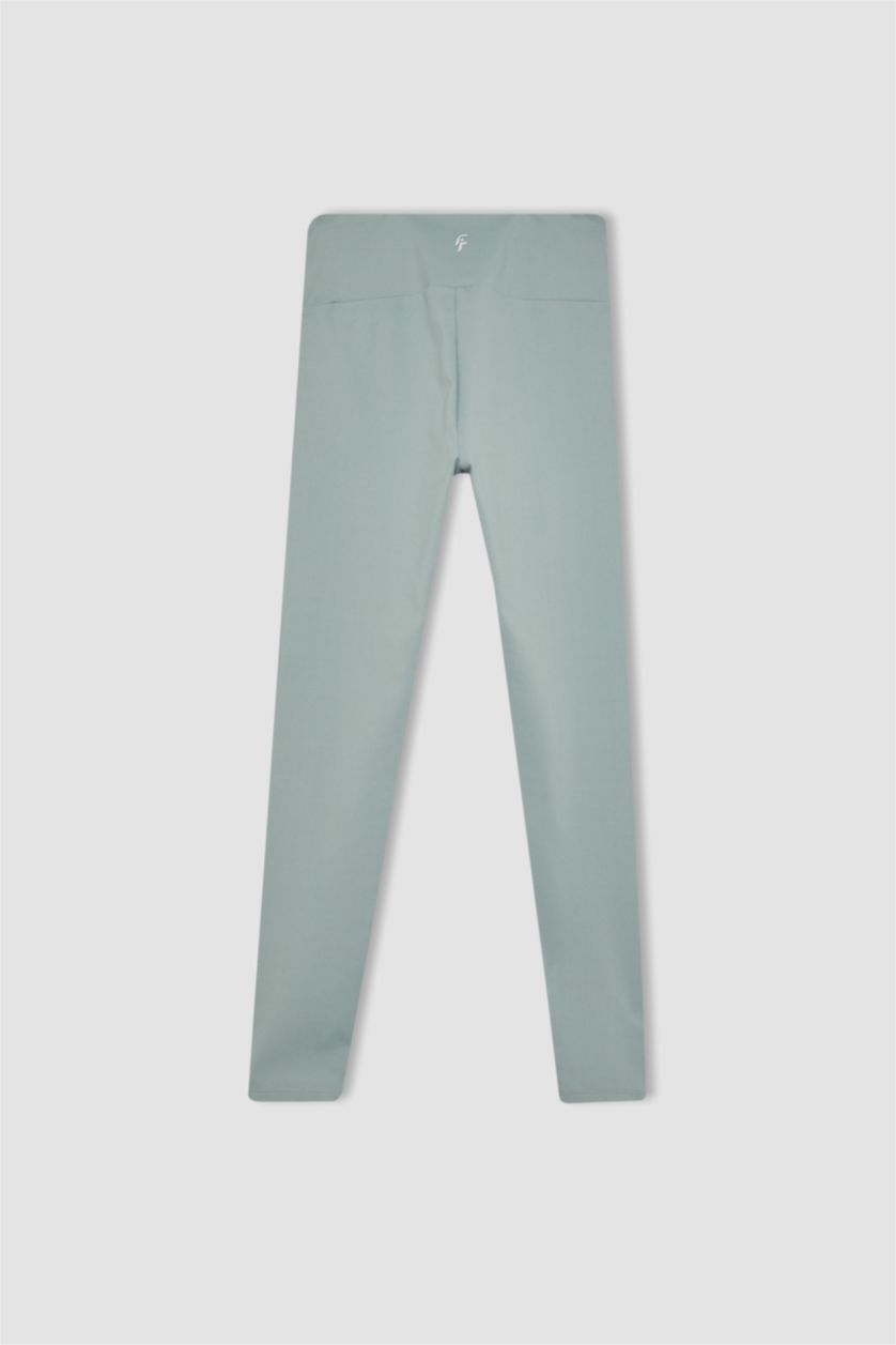 Women Green Sport Leggings
