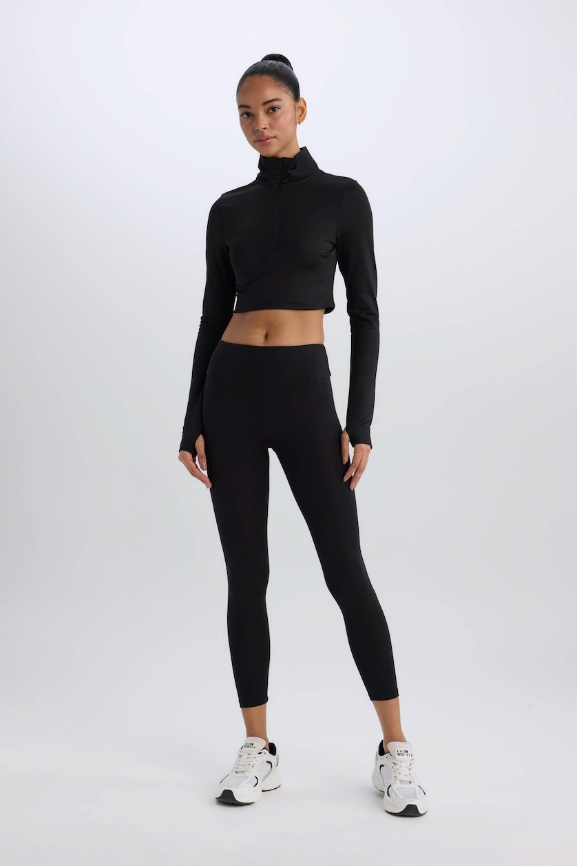 Women Black Sport Leggings