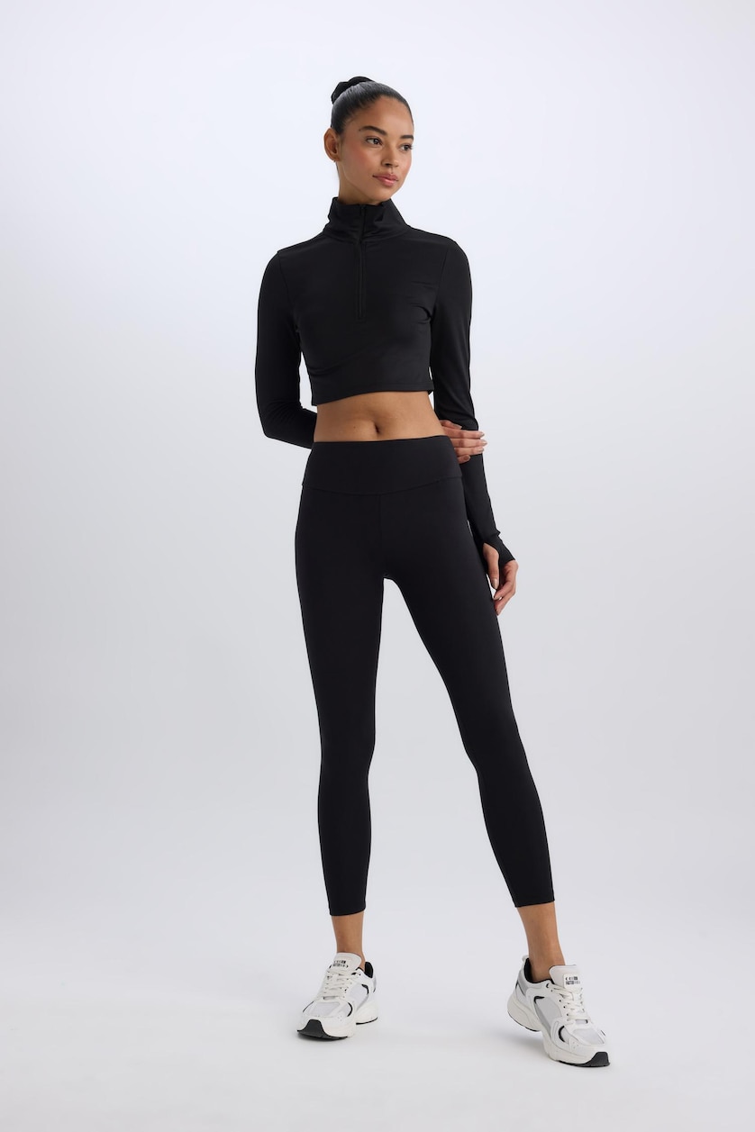 Women Black Sport Leggings