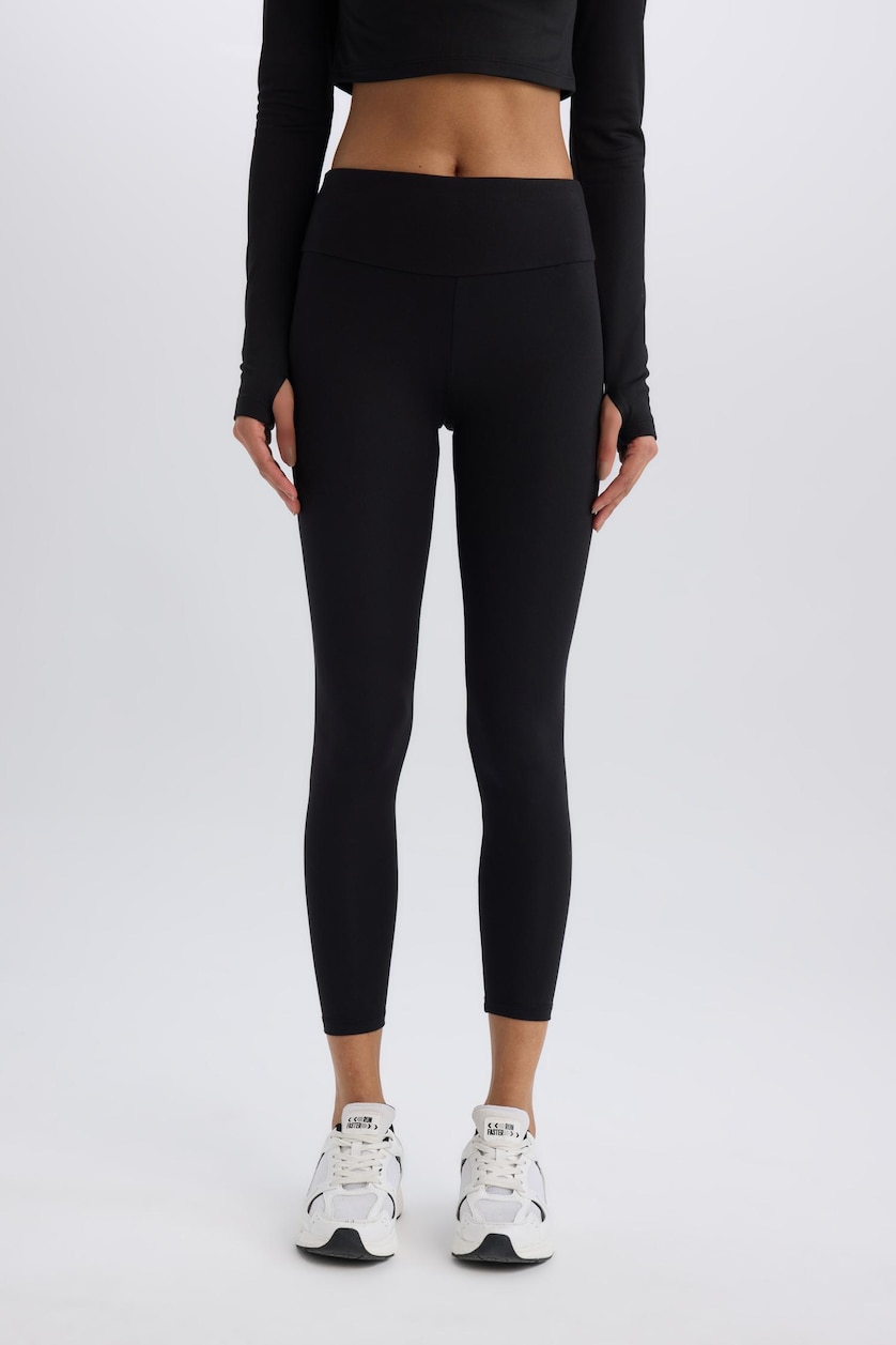 Women Black Sport Leggings