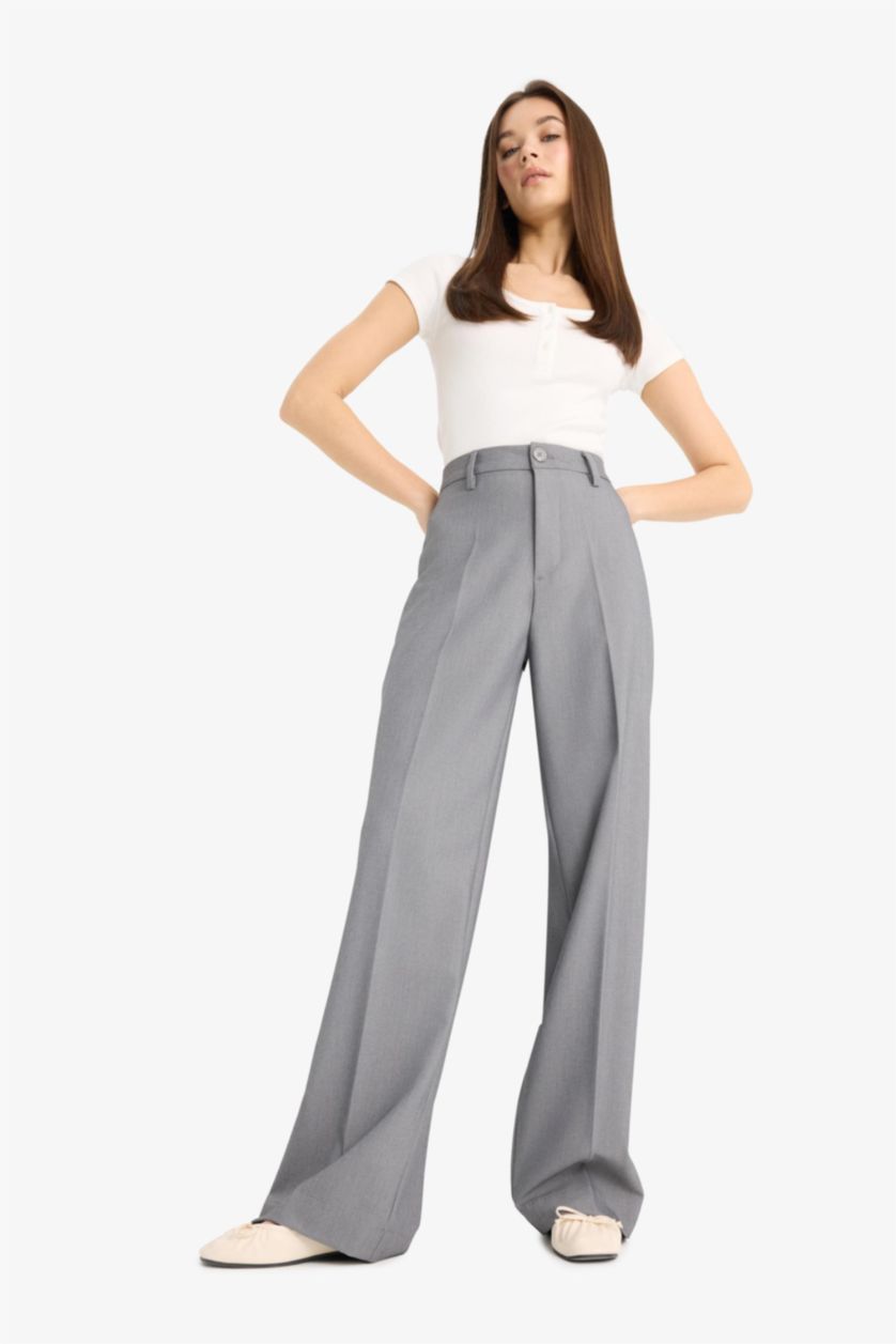 Әйелдерге Антрацит тік Шалбар