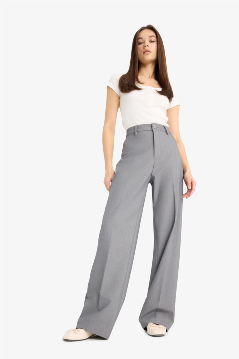 Әйелдерге Антрацит тік Шалбар