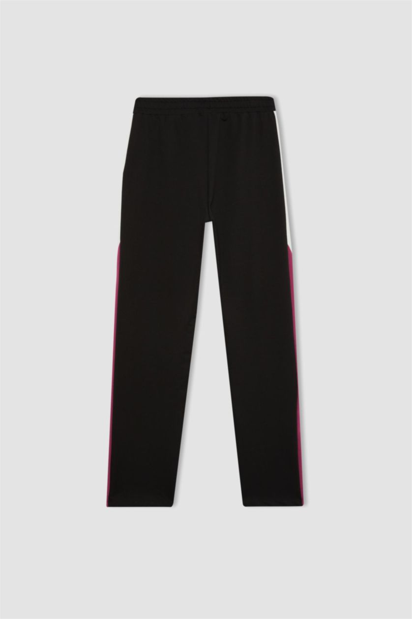 WOMAN Black DeFactoFit Standard Fit Double Pocket Sweatpants