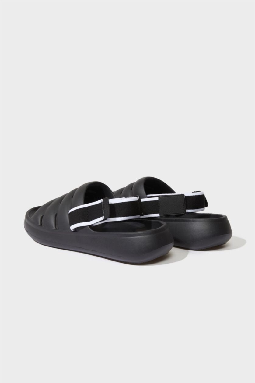 Kadın Siyah Kadın Yüksek Taban Eva Terlik