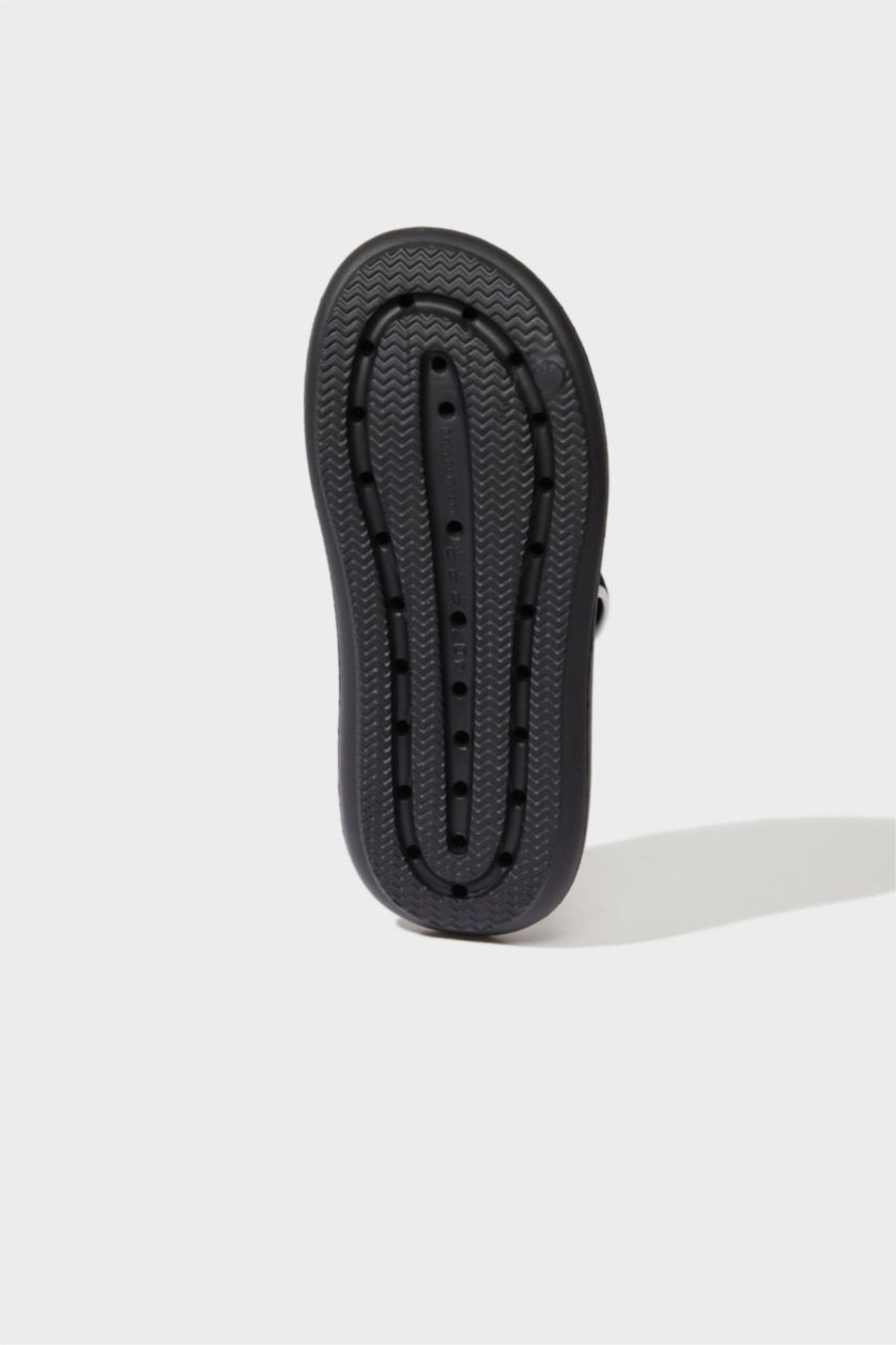 Kadın Siyah Kadın Yüksek Taban Eva Terlik