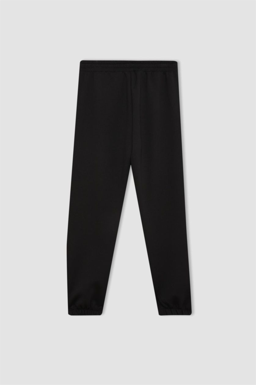 WOMAN Black DeFactoFit Standard Fit Jogger Sweatpants
