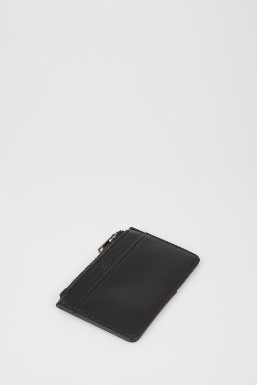 Erkek Siyah Erkek Suni Deri Kartlık