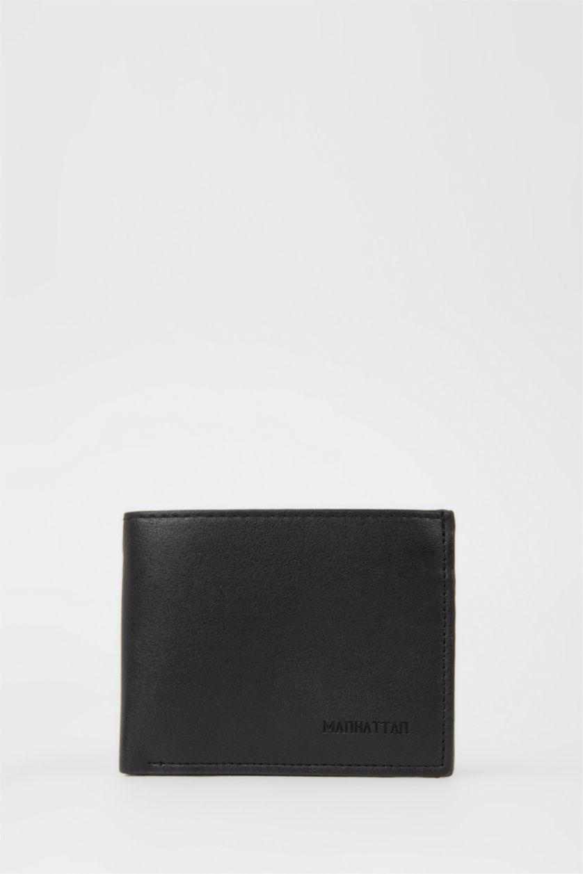 MAN Black Man Faux Leather Wallets