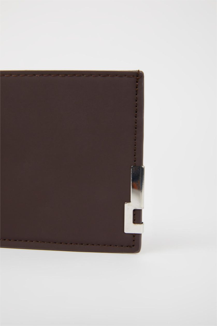 Erkek Kahve Erkek Suni Deri Cüzdan