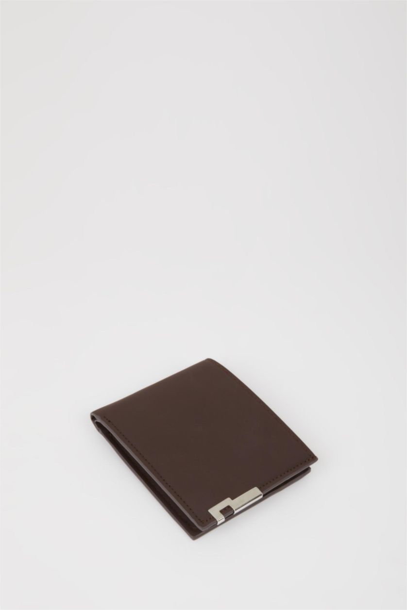Erkek Kahve Erkek Suni Deri Cüzdan