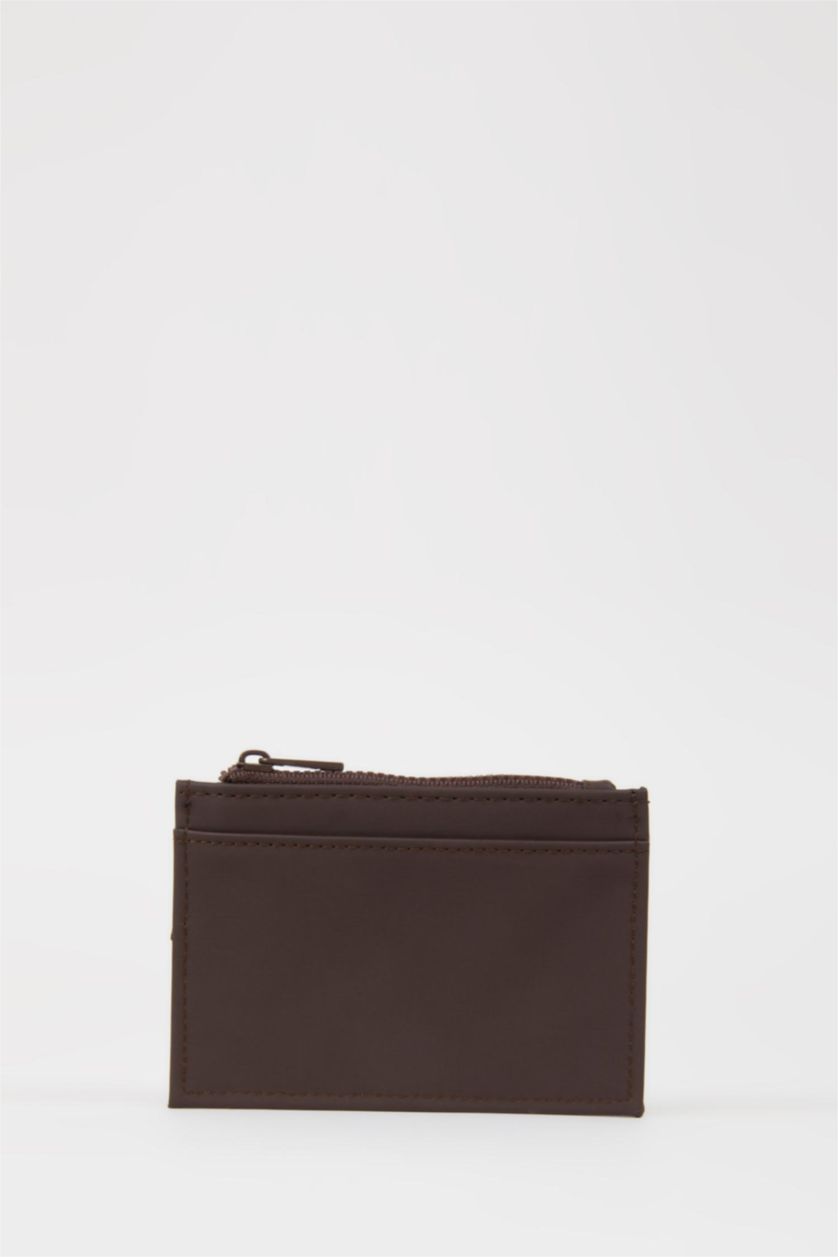 Erkek Kahve Erkek Suni Deri Kartlık