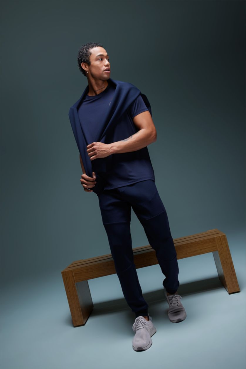 MAN NAVY DeFactoFit Slim Fit Flexible Leg Skuba Fabric Jogger