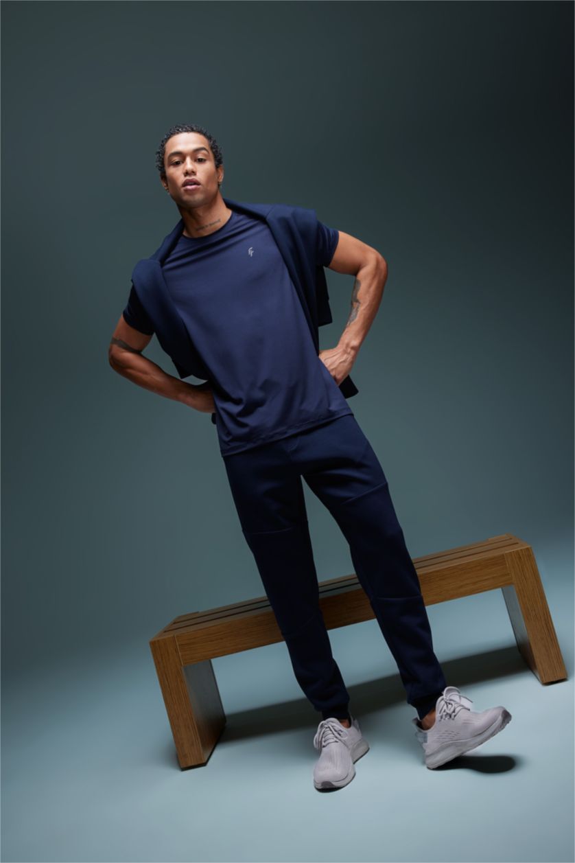 MAN NAVY DeFactoFit Slim Fit Flexible Leg Skuba Fabric Jogger