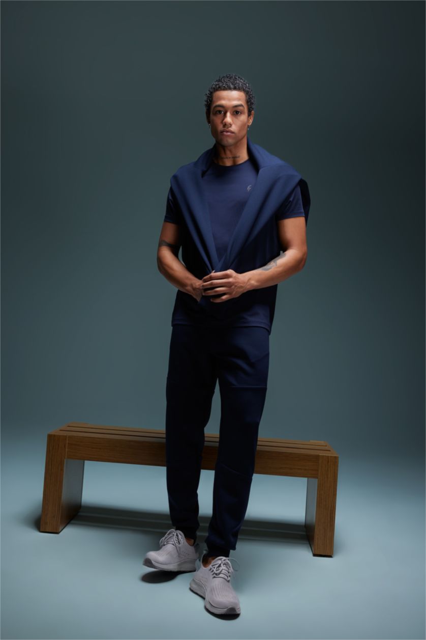 MAN NAVY DeFactoFit Slim Fit Flexible Leg Skuba Fabric Jogger