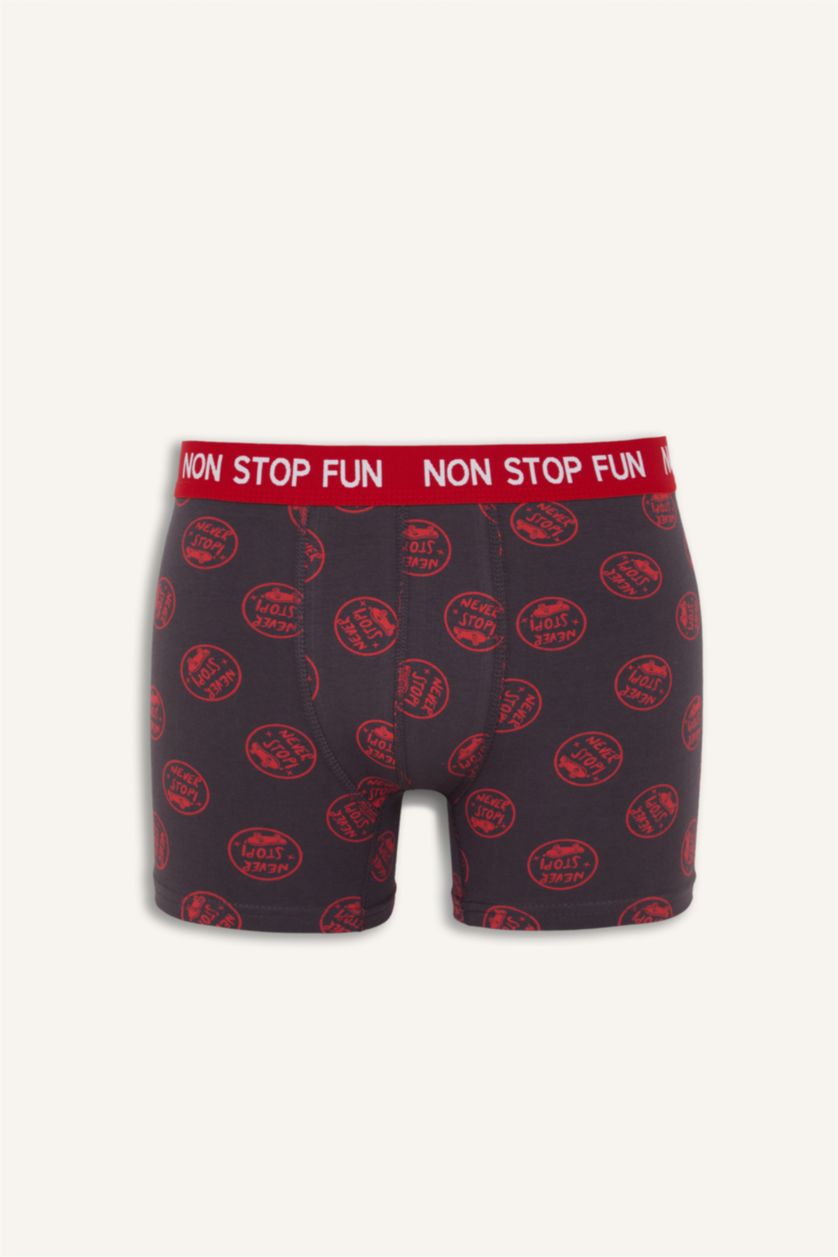 MAN Yellow Regular Fit Patterned 3 Piece Boxers