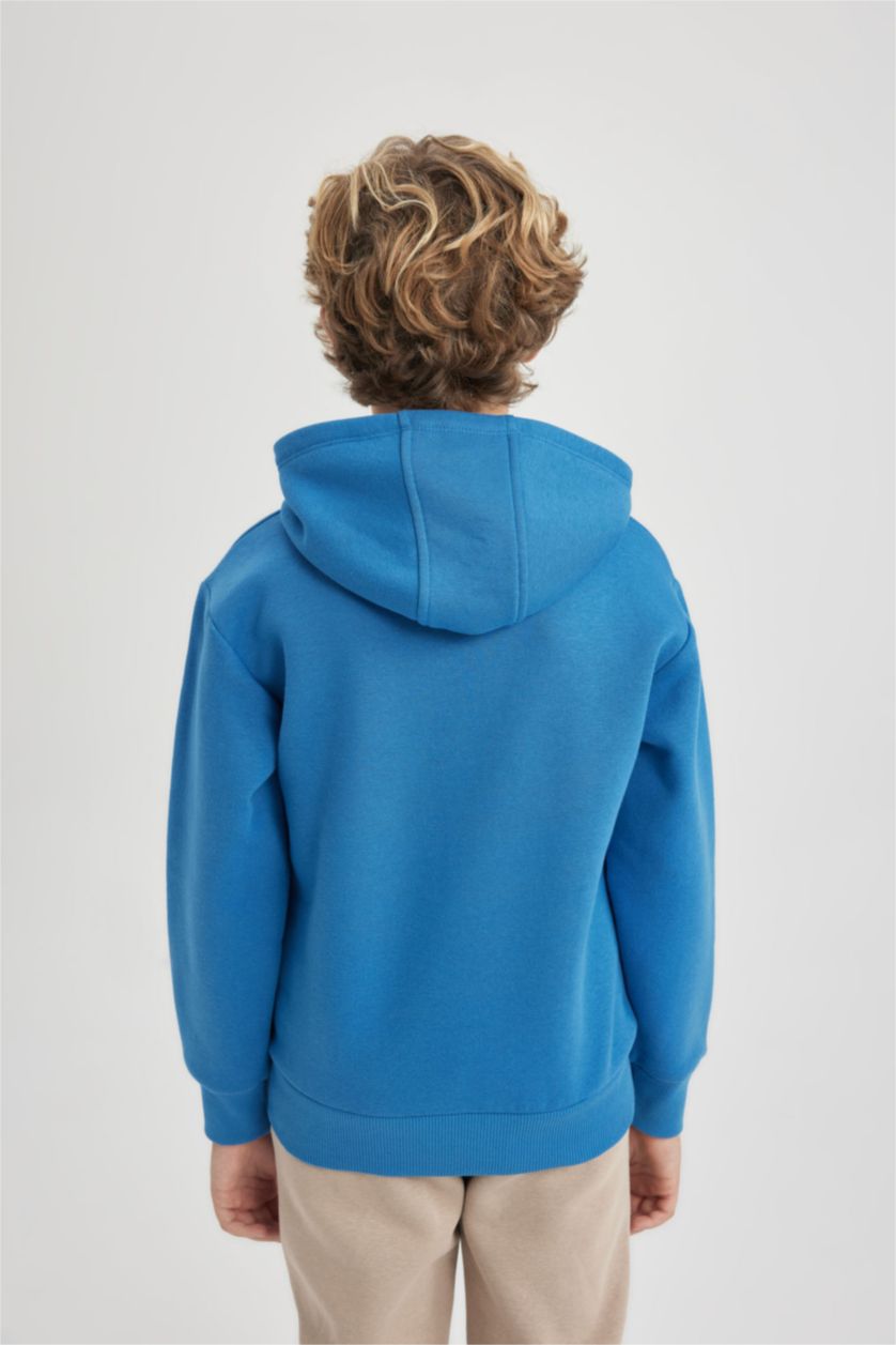 BOYS & TEENS Blue Boy NBA New York Knicks Hooded Thick Sweatshirt